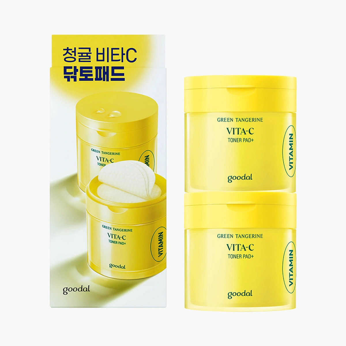 Goodal Green Tangerine Vita C Toner Pad Double Edition by Goodal