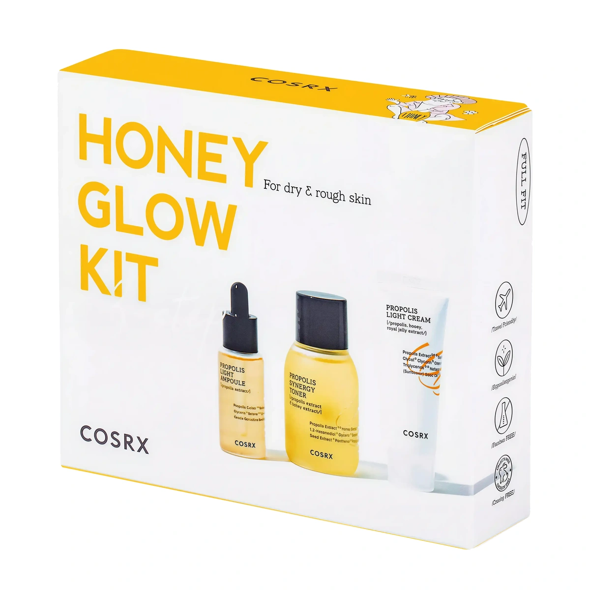 Full Fit 3 Step Honey Glow Kit by Cupidrop