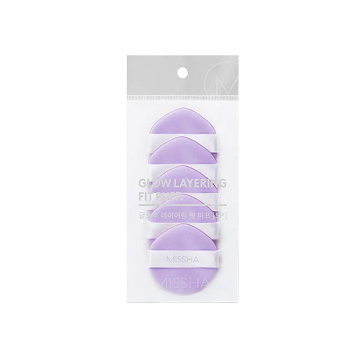 Glow Layering Fit Puff 5 Pack by Missha