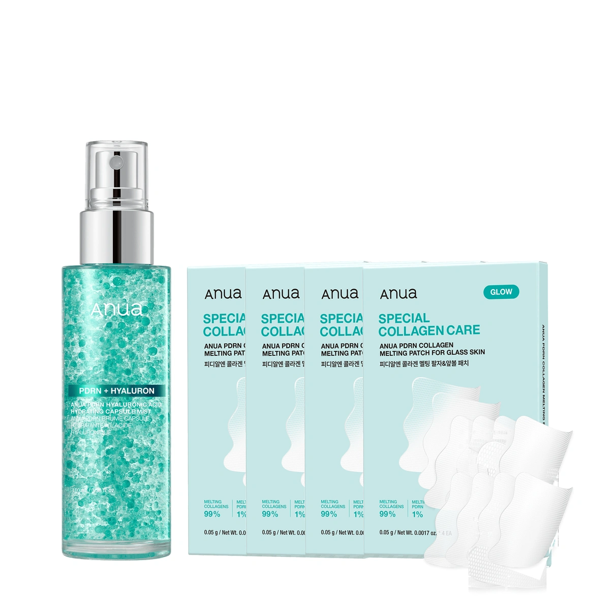Pdrn Collagen Wrinkle Intensive Smoothing Set For Glass Skin by Anua
