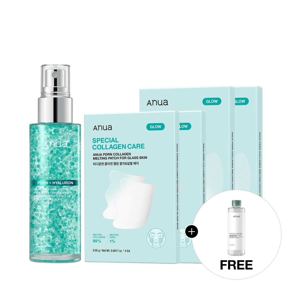 Pdrn Collagen Wrinkle Smoothing Set by Anua