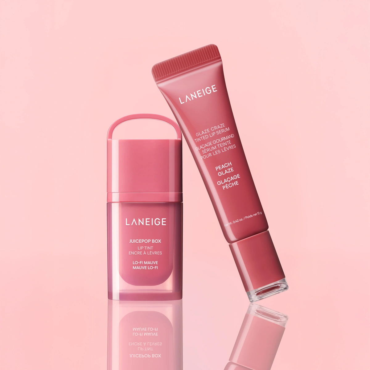 Tint Glaze Duo Lo Fi Mauve Peach Glaze by LANEIGE