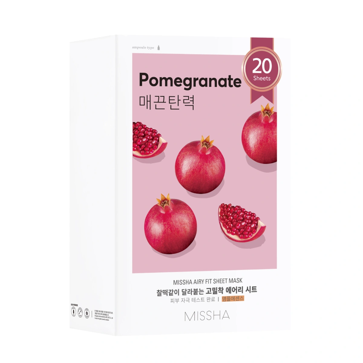 Airy Fit Sheet Mask Pomegranate 20 Pk by Missha