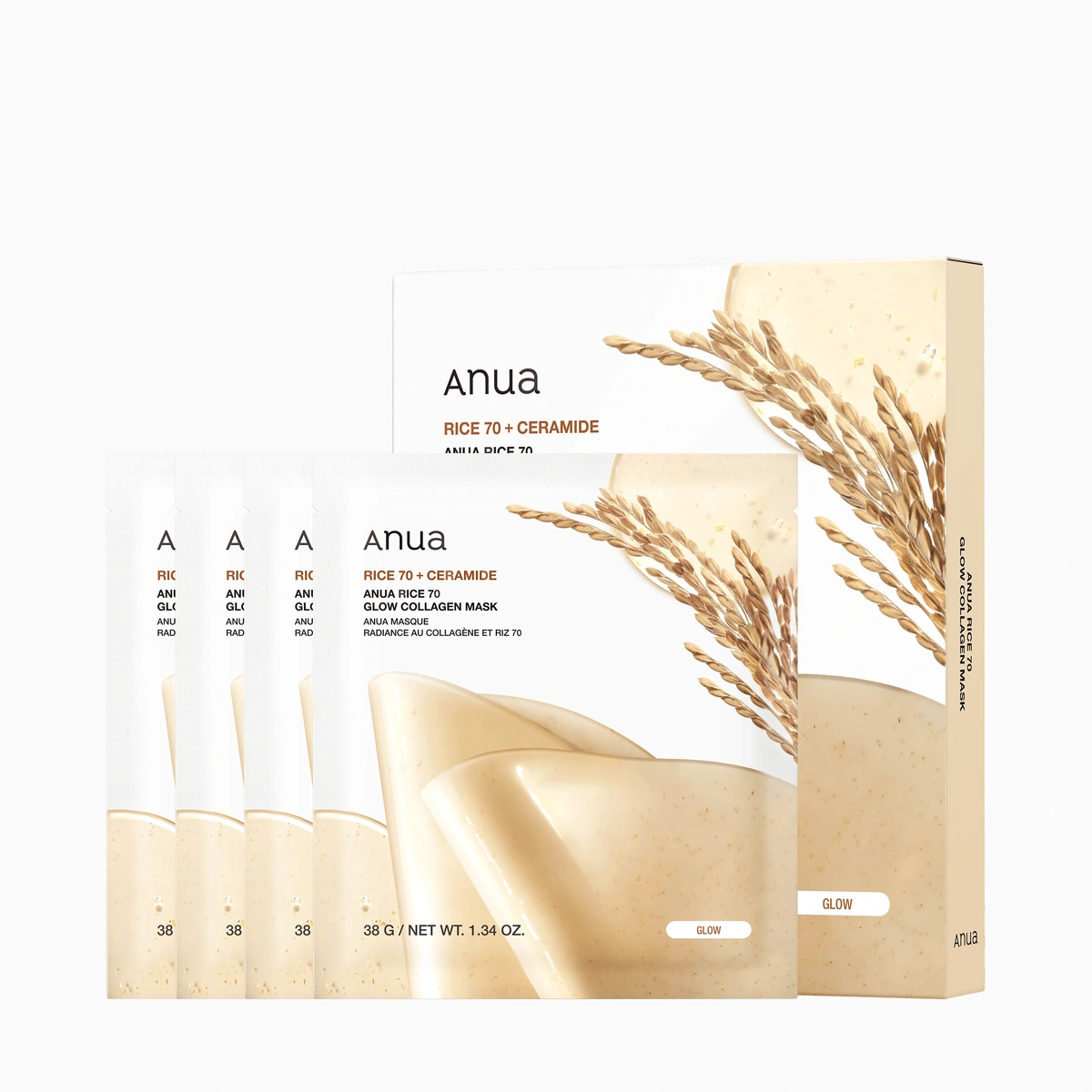 Rice 70 Glow Collagen Mask by Anua