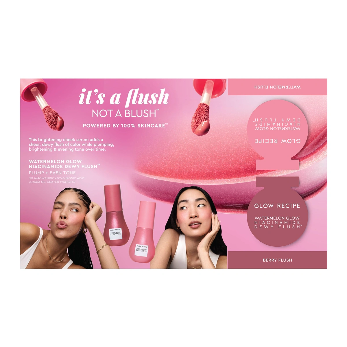 Watermelon Glow Niacinamide Dewy Flush Sachet by Glow Recipe