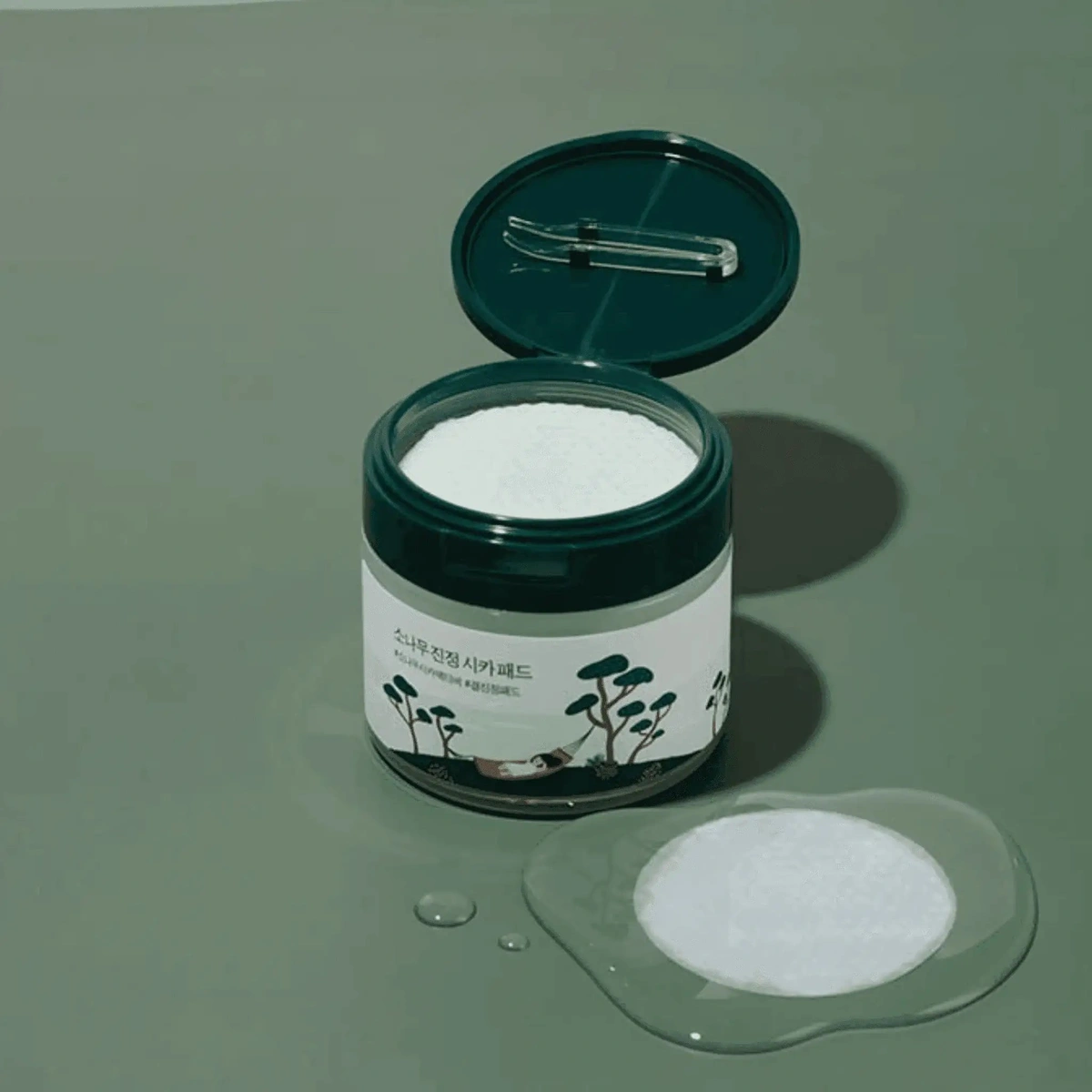 Pine Calming Cica Toner Pad by Round Lab