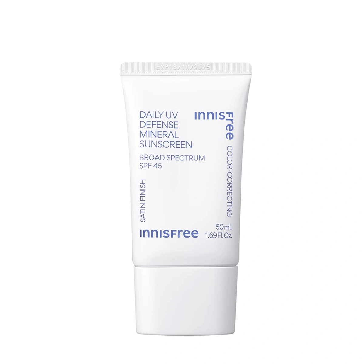 Daily Uv Defense Mineral Sunscreen Broad Spectrum Spf 45 With Color Correcting by Innisfree