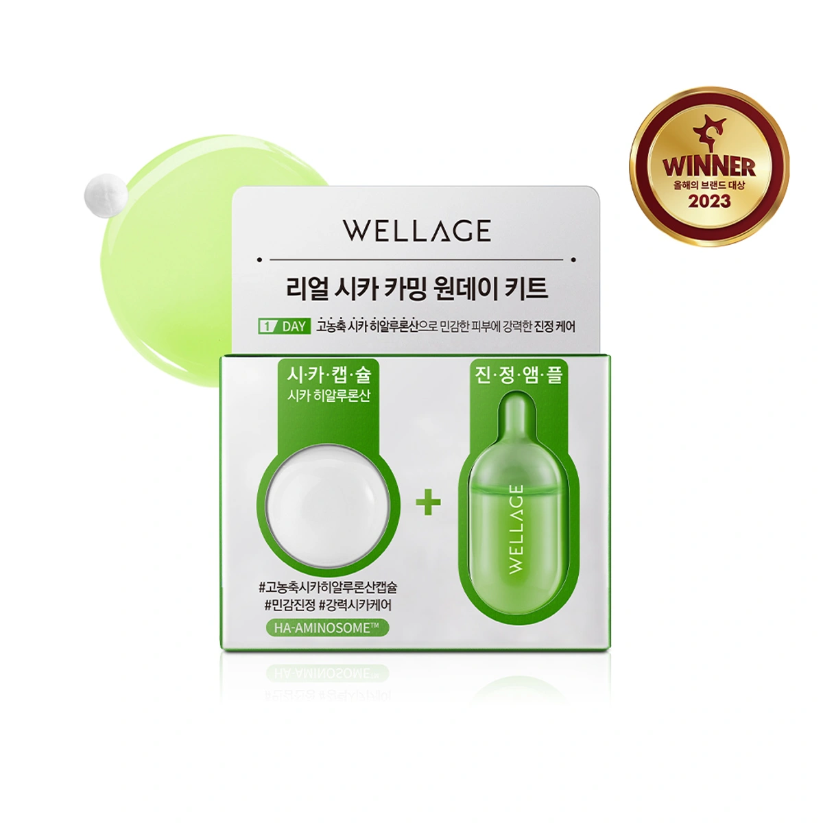 Wellage Real Cica Calming One Day Kit by WELLAGE