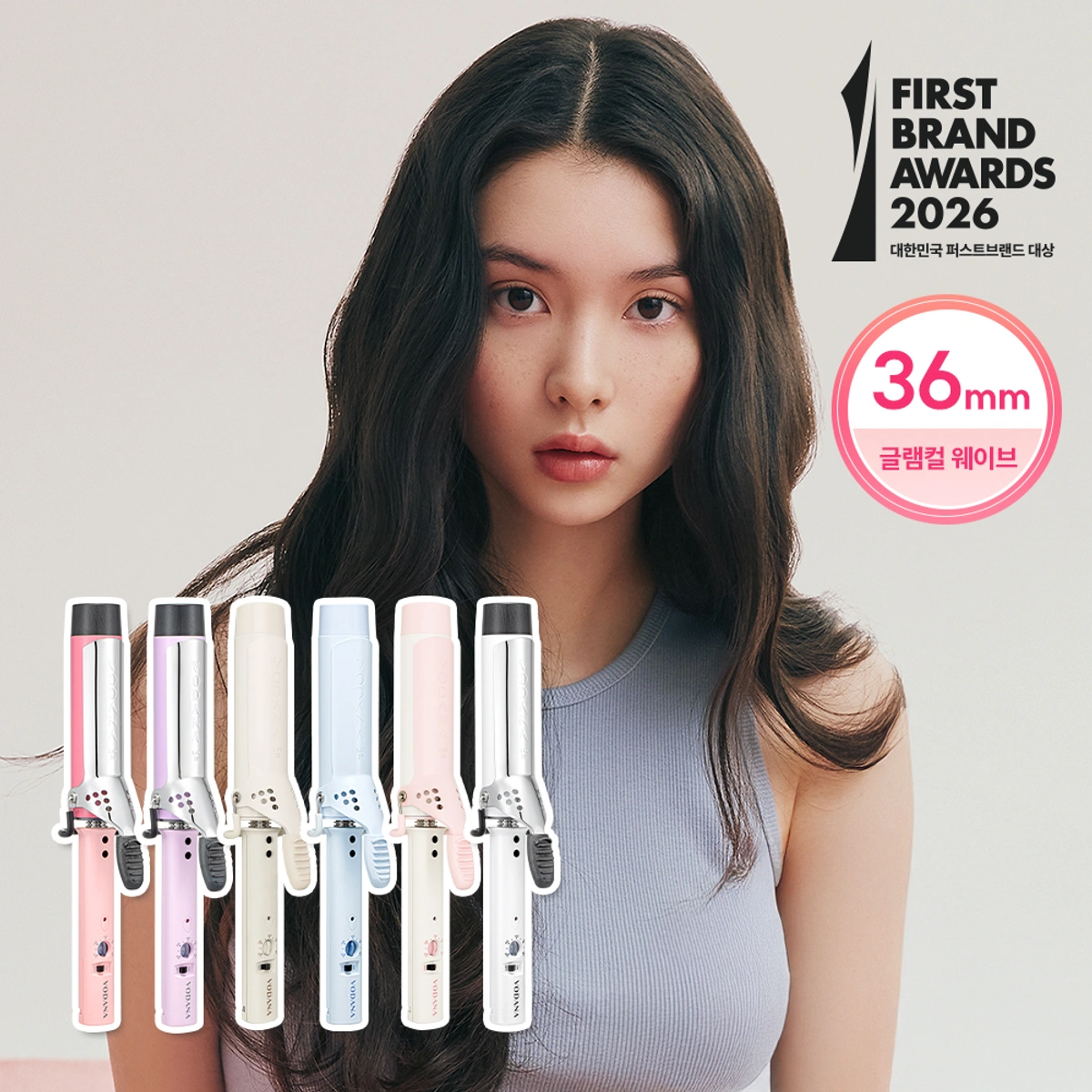 Vodana Glamwave Curling Iron Fv 36mm Violet by vodana