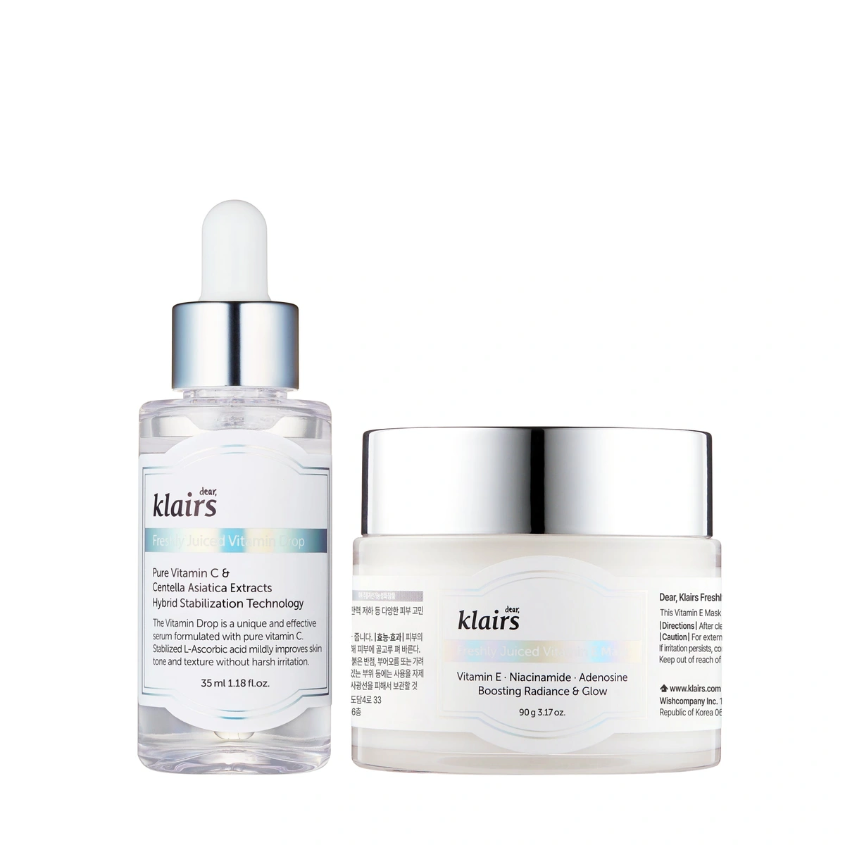 Freshly Juiced Vitamin C Drop E Mask Set by Klairs