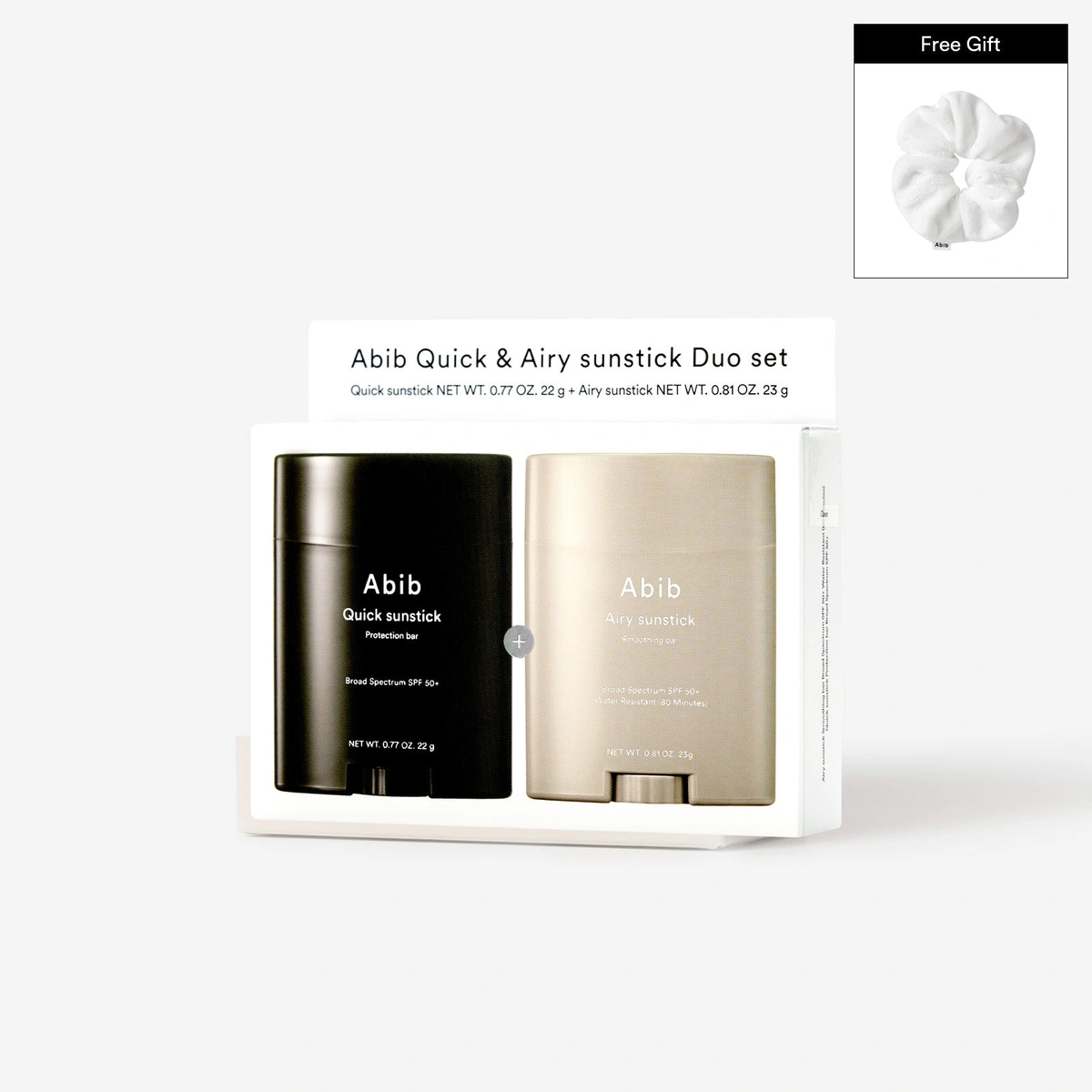 Airy Quick Sunstick Duo Spf 50 Broad Spectrum by Abib
