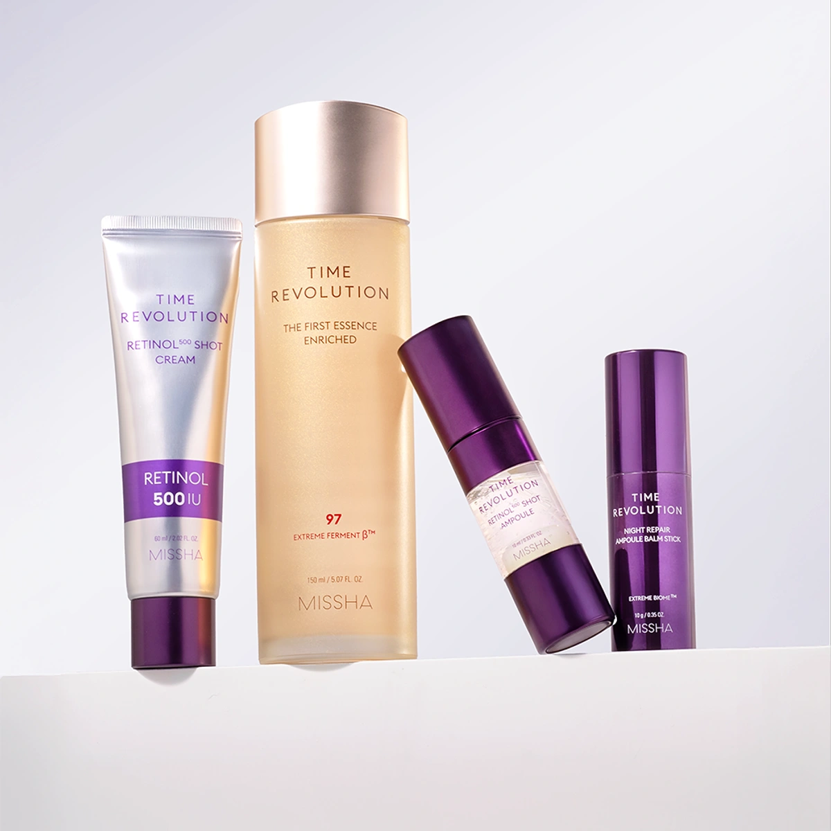 Time Revolution Anti Aging K Beauty Skincare Routine Kit by Missha