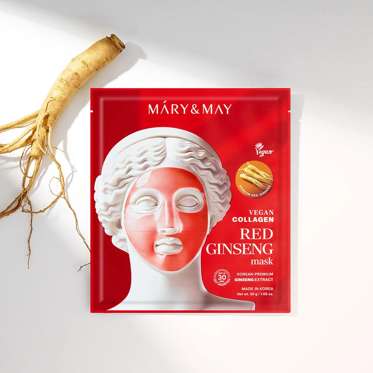 Mary May Vegan Collagen Red Ginseng Mask by Mary & May