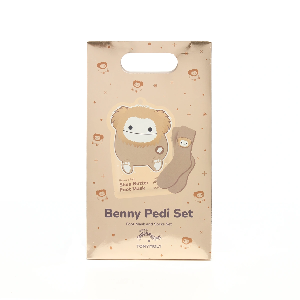 Squishmallows X Tonymoly Benny S Pedi Foot Mask And Socks Set by Tony Moly