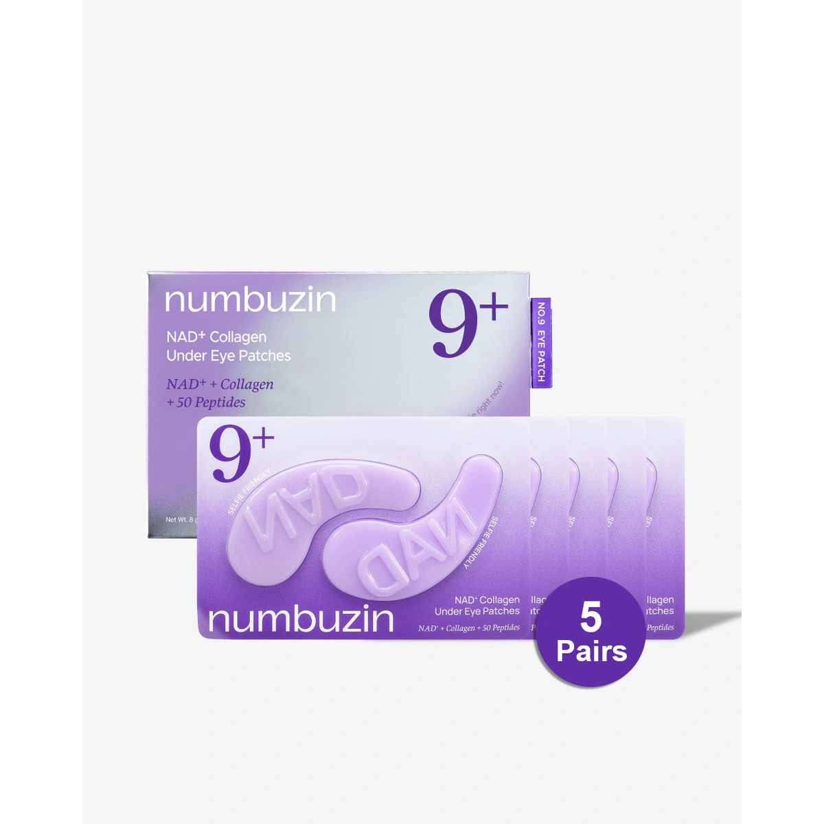 No 9 Nad Collagen Under Eye Patches 5 Pairs by Numbuzin
