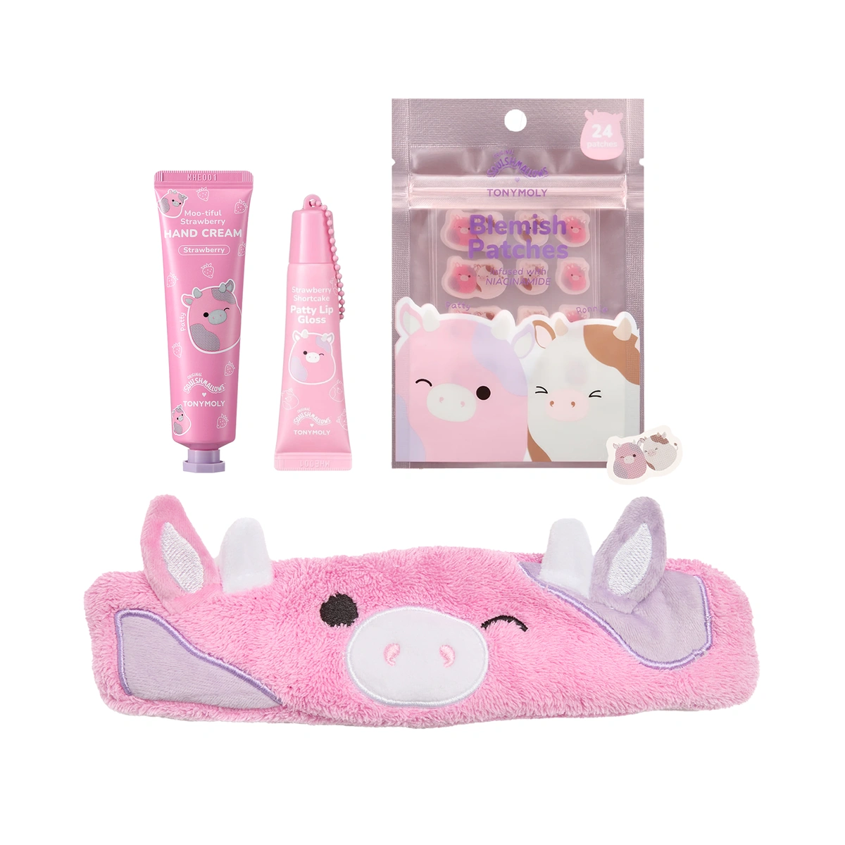 Tonymoly X Squishmallows Patty The Pink Cow Gift Set by Tony Moly
