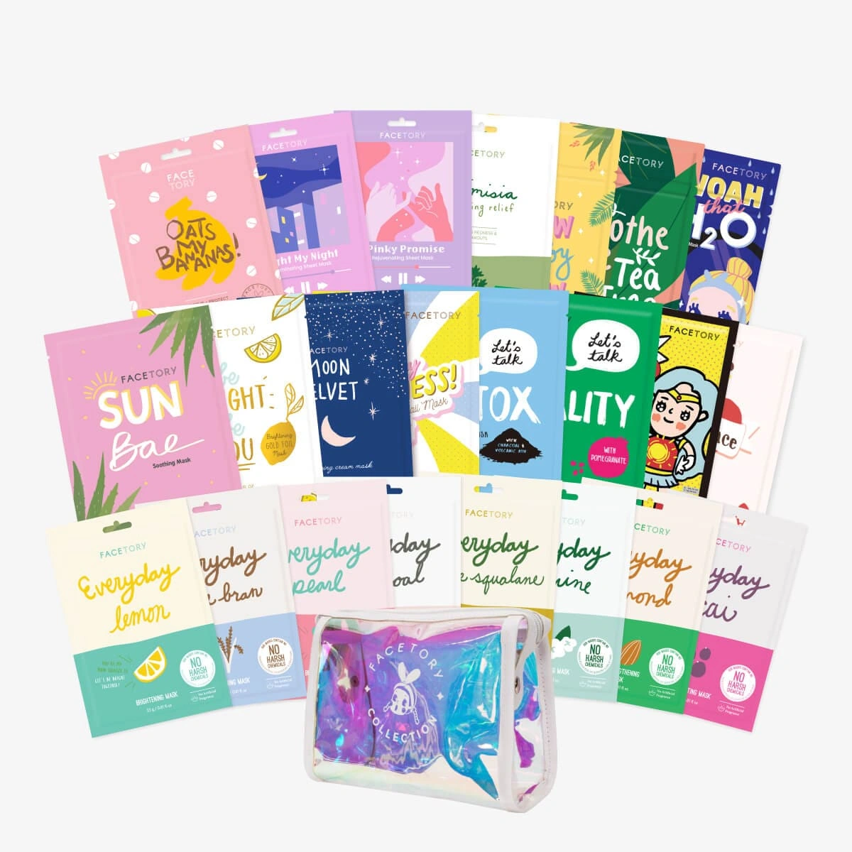 Glow Getter 23 Sheet Mask Bundle Value 78 by FaceTory