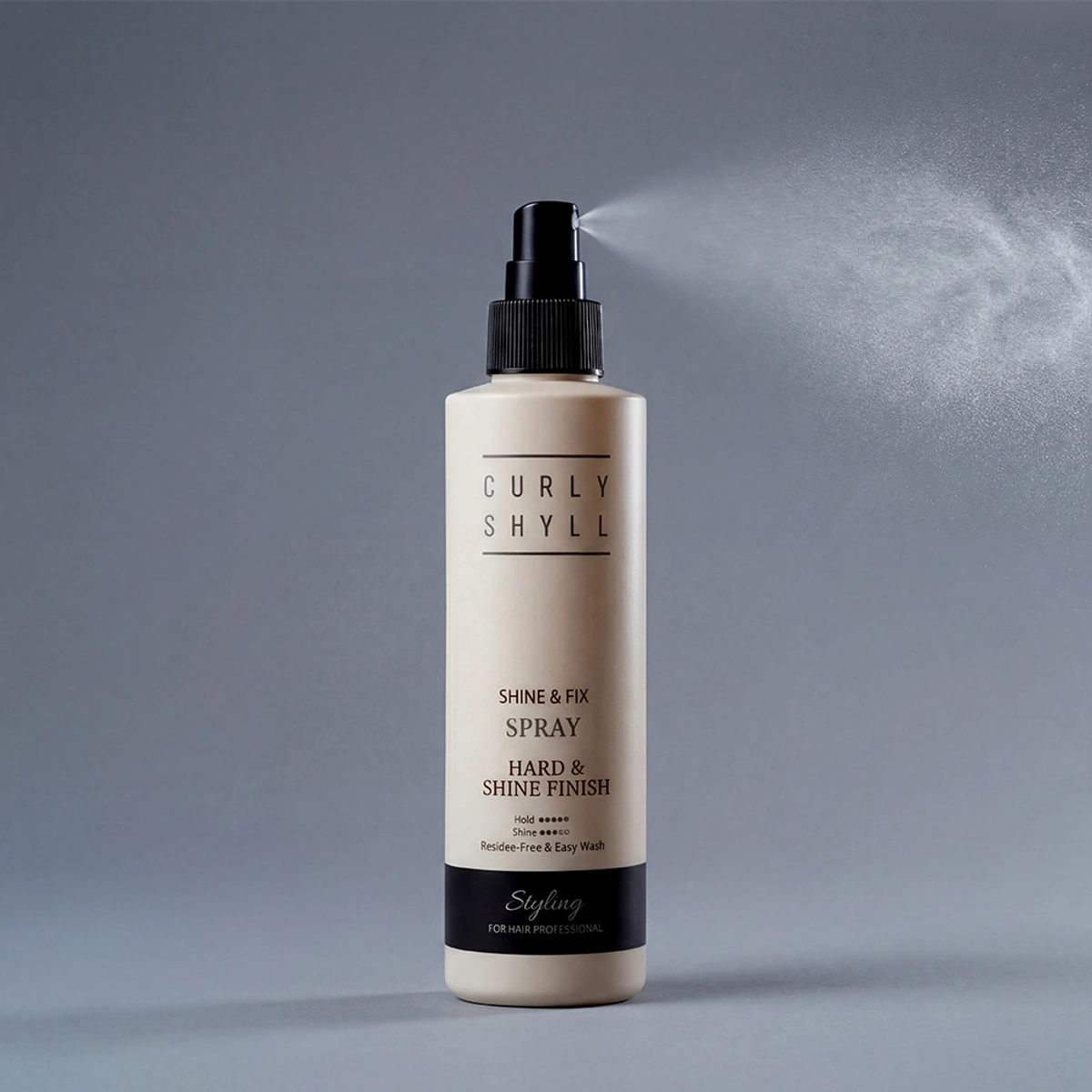 Curly Shyll Shine Fix Spray Hard Shine Finish by CURLYSHYLL