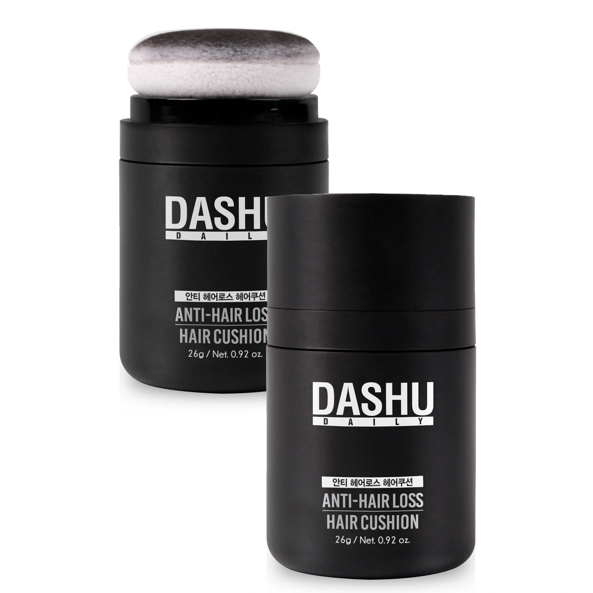Dashu Daily Easy Cover Hair Cushion Natural Black by Dashu