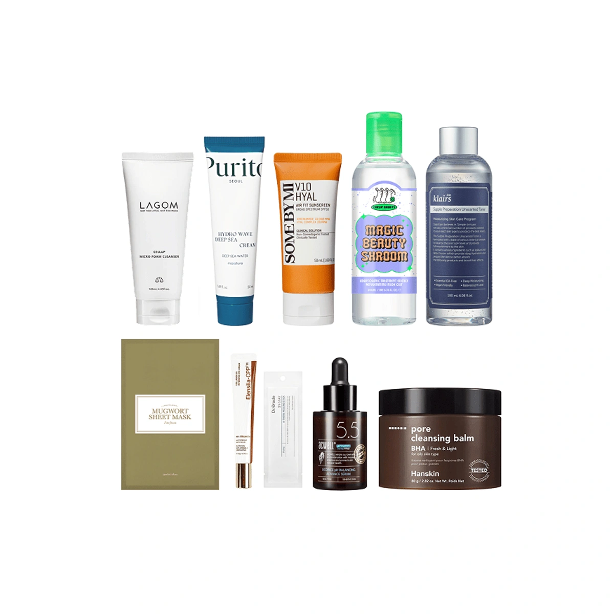 10 Step Korean Skincare Routine Set Combination Skin Type by SOKO GLAM