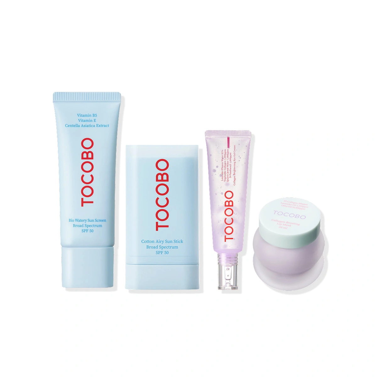 Sun Shield And Collagen Plump Routine Set by Tocobo
