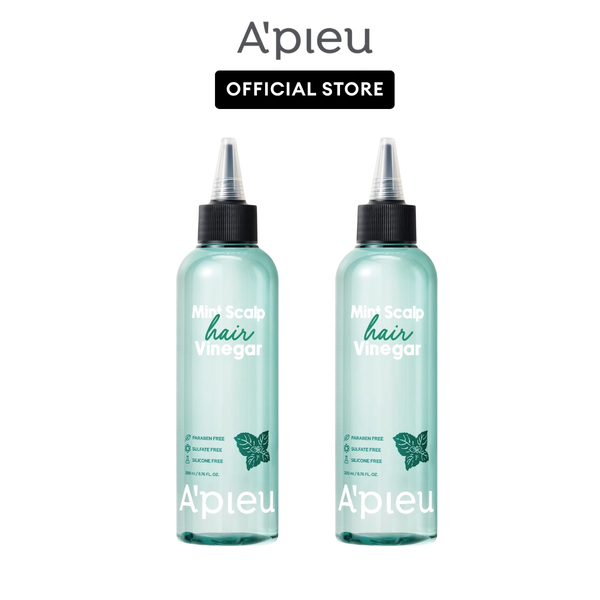 Missha Official Apieu Mint Scalp Hair Vinegar 2 Pack by Missha