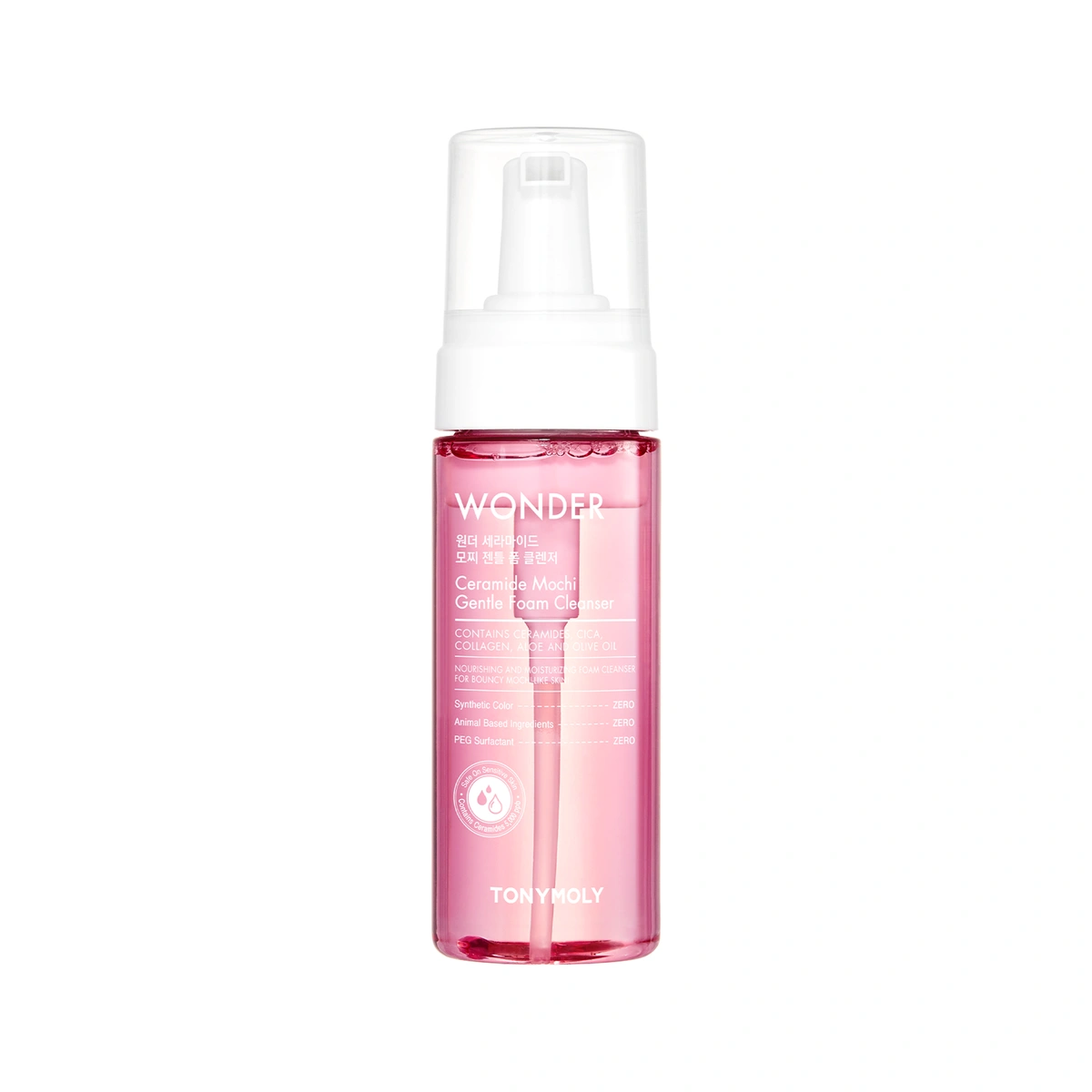 Wonder Ceramide Mochi Gentle Foam Cleanser by Tony Moly