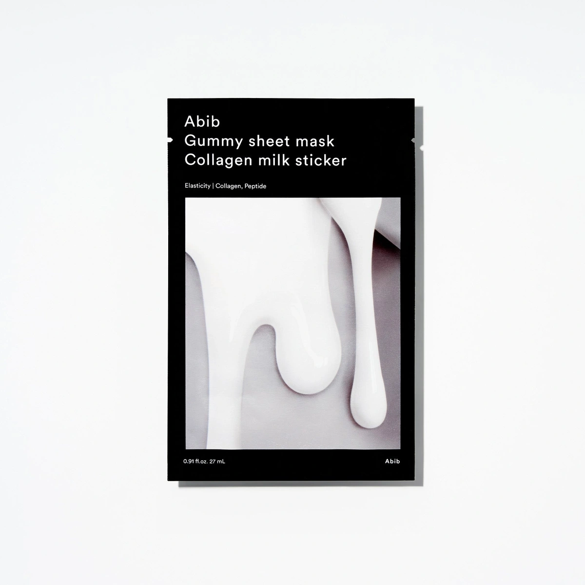 Gummy Sheet Mask Collagen Milk Sticker 10 Sheets by Abib