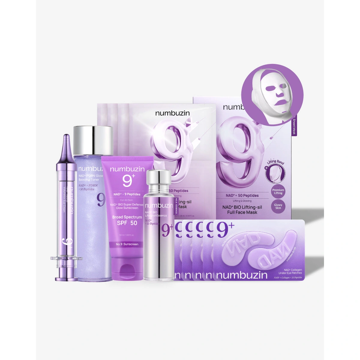 No 9 Ultimate Nad Routine Set 6 Items by Numbuzin