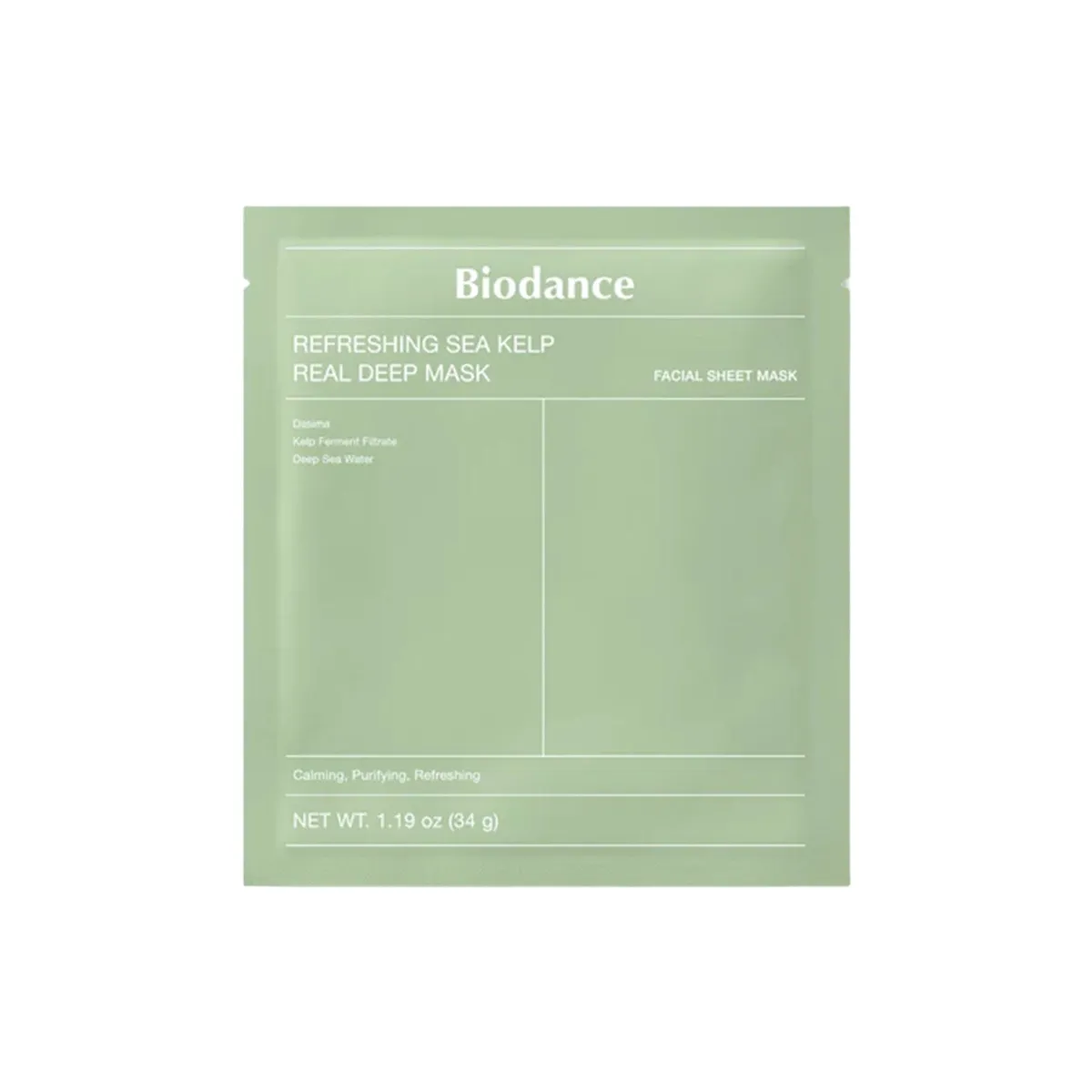 Refreshing Sea Kelp Real Deep Mask 4 Pack by Biodance