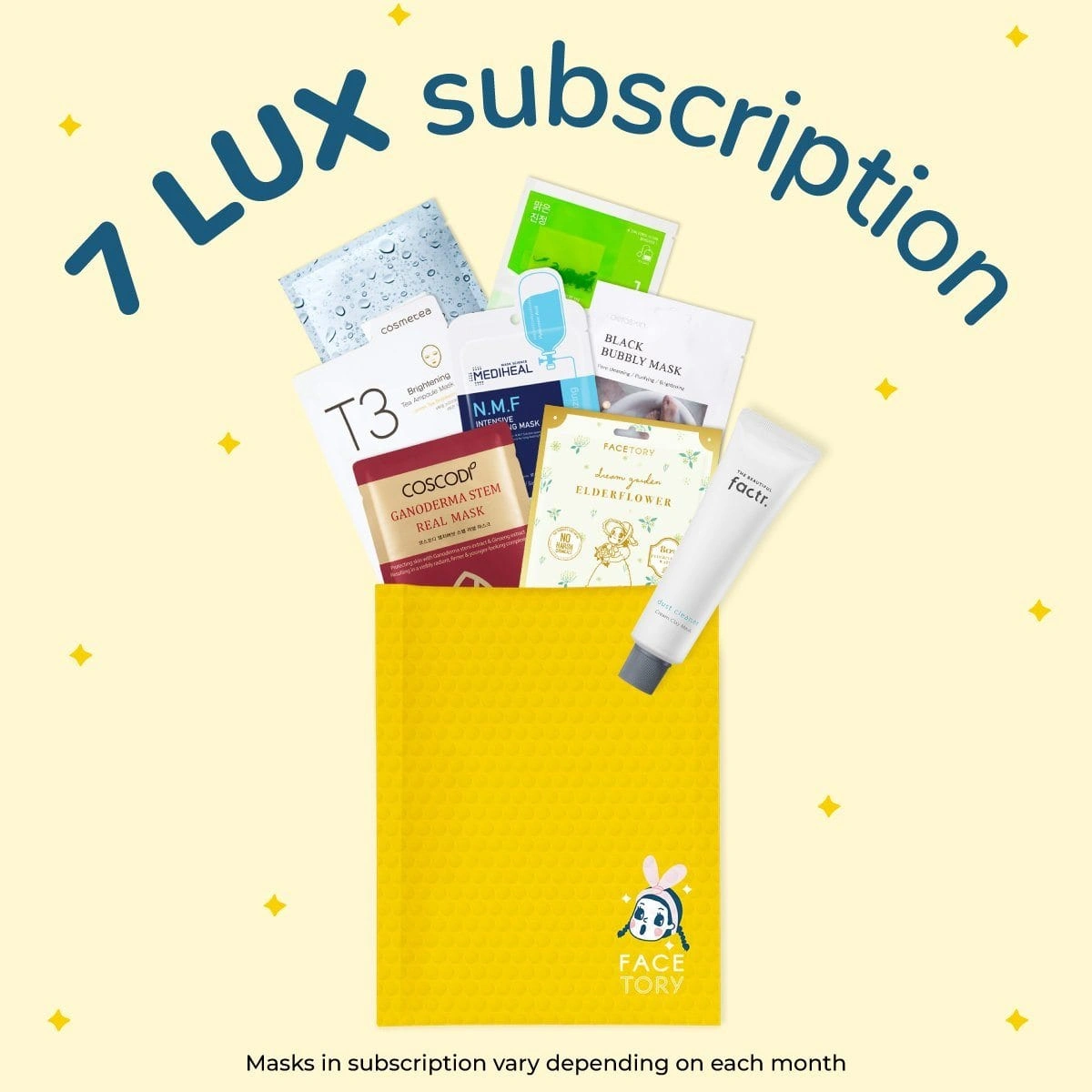 7 Lux Subscription Groupon 3 Months by FaceTory
