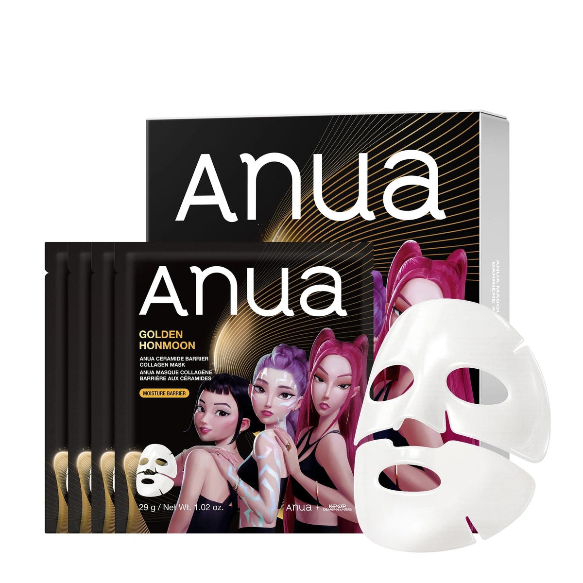 Golden Honmoon Barrier Collagen Mask 4ea by Anua