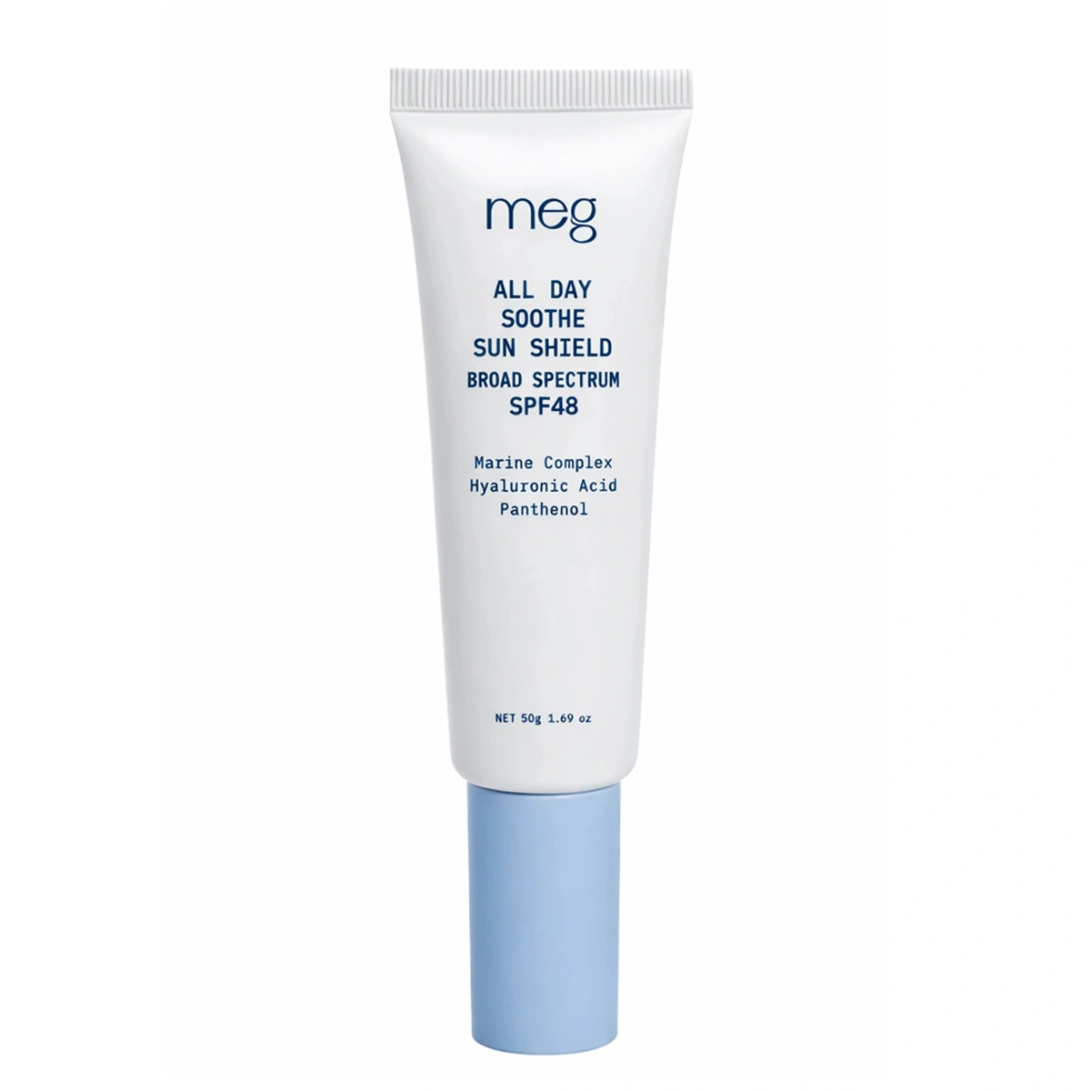 All Day Soothe Sun Shield Broad Spectrum Spf 48 by MEG Marine Everglow