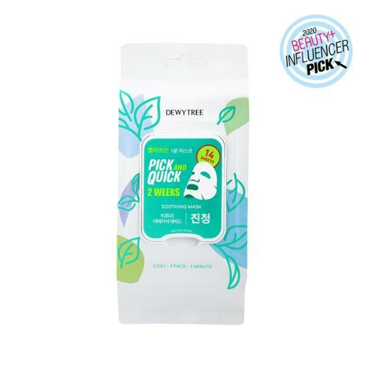 Dewytree Pick And Quick 2 Weeks Soothing Mask Sheet 14 Sheets by Dewytree
