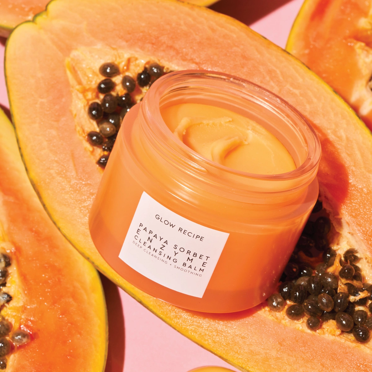 Papaya Sorbet Enzyme Cleansing Balm by Glow Recipe