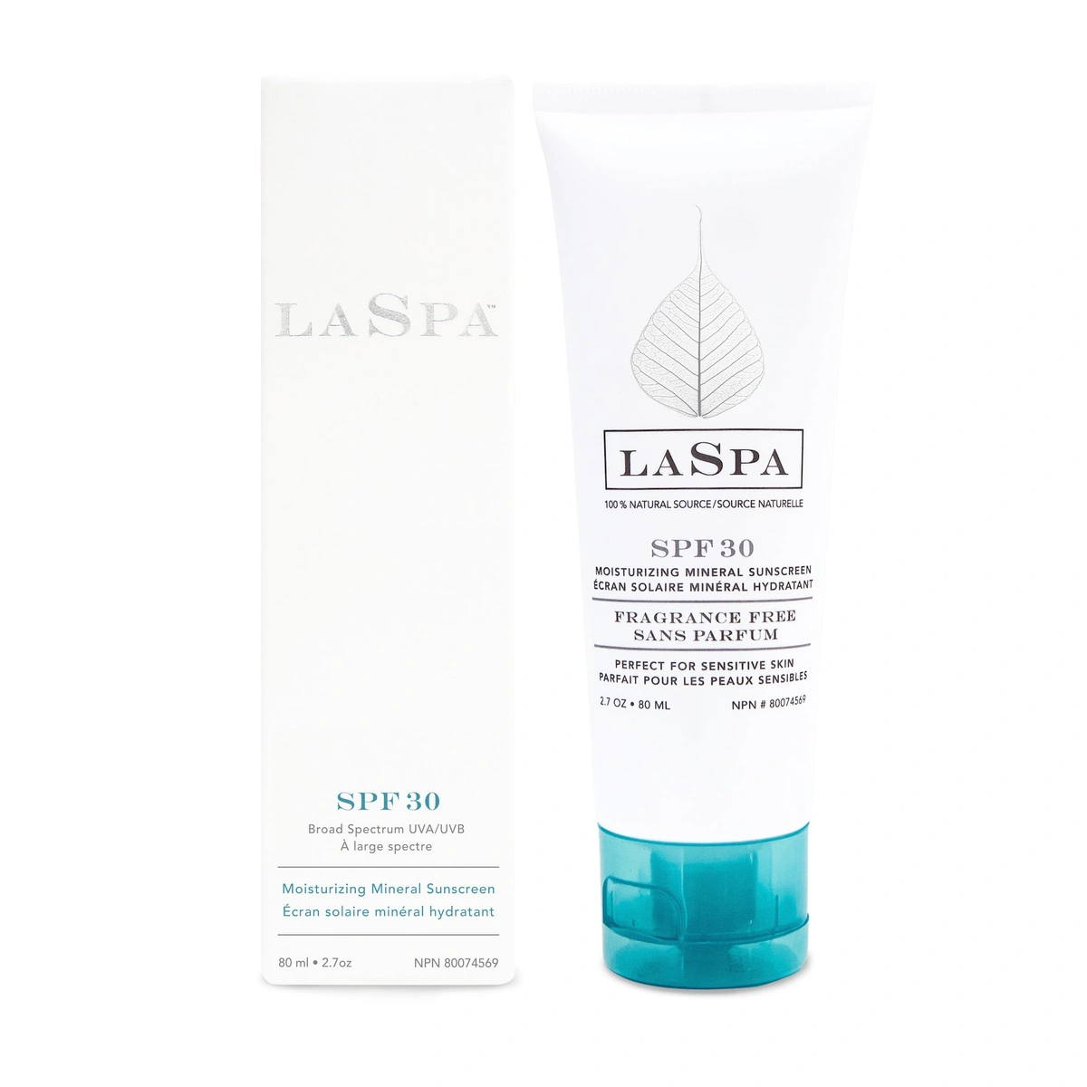 Moisturizing Mineral Sunscreen Spf 30 by LASPA Naturals