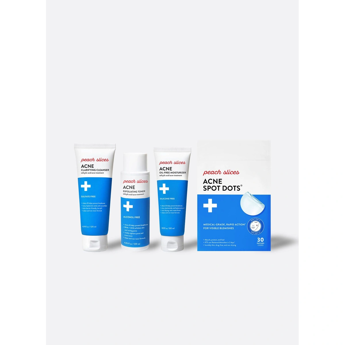 Acne Treatment System by Peach Slices