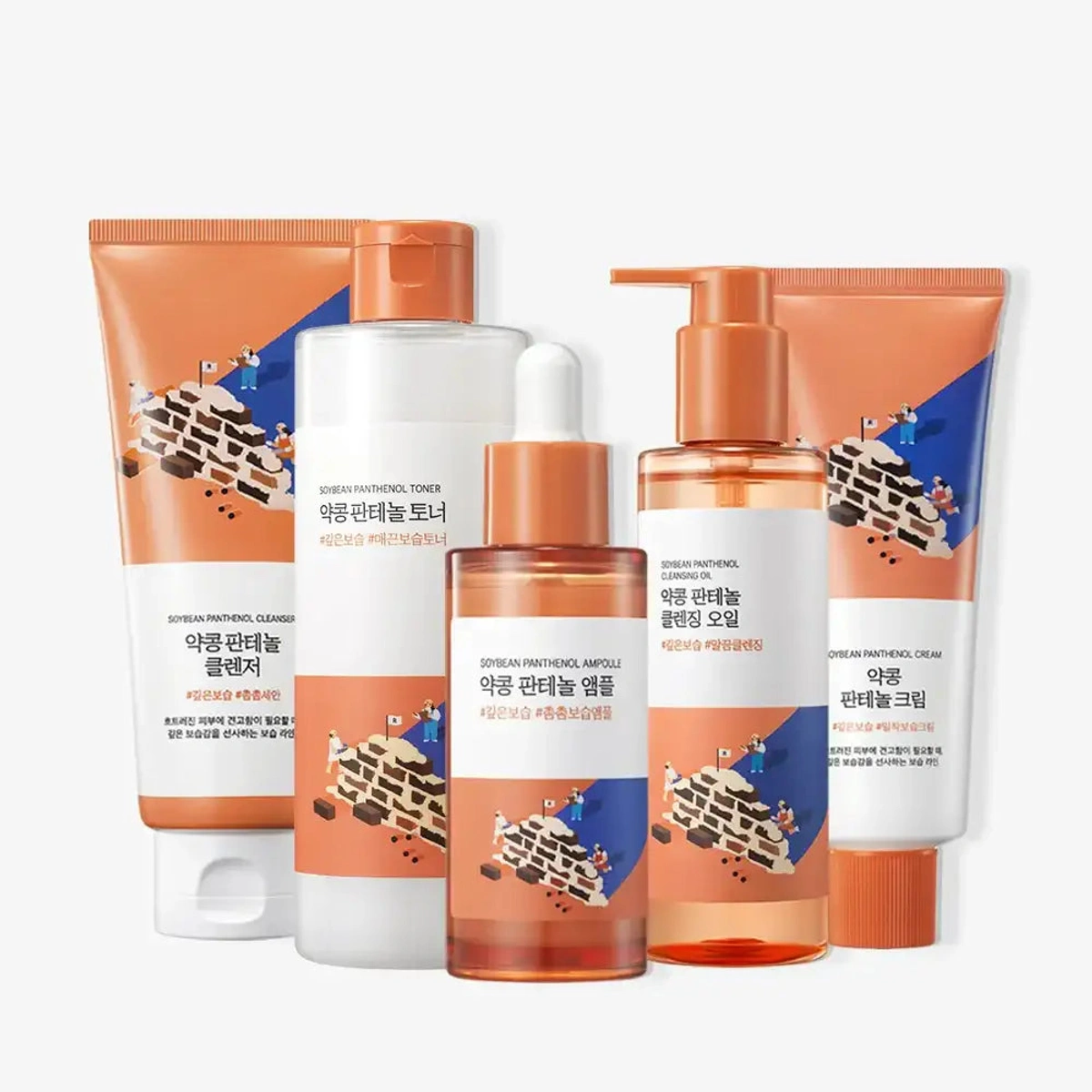 Soybean Panthenol Skin Barrier Repair Routine by Round Lab