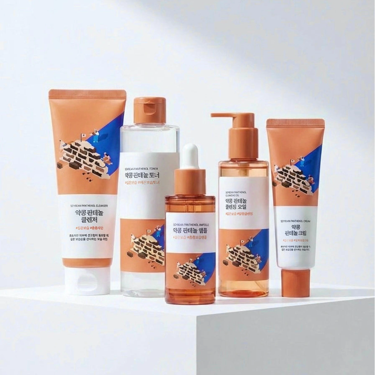 Soybean Panthenol Skin Barrier Repair Routine by Round Lab