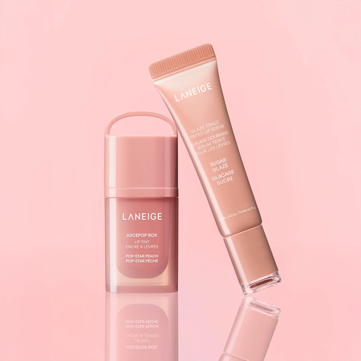 Tint Glaze Duo Pop Star Peach Sugar Glaze by Laneige