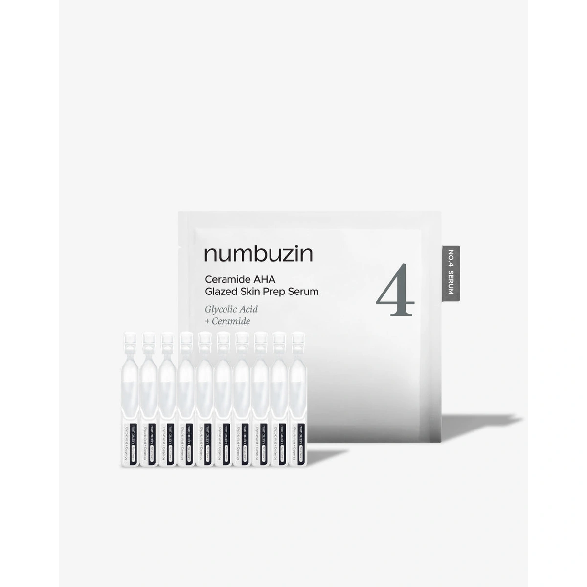 No 4 Ceramide Aha Glazed Skin Prep Serum Mini Kit 10ea by Numbuzin