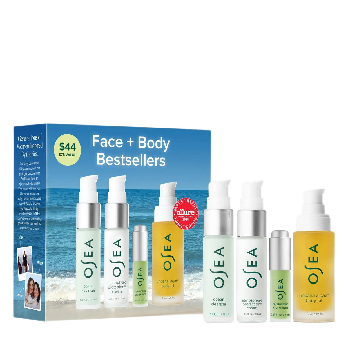 Face Body Bestsellers by OSEA