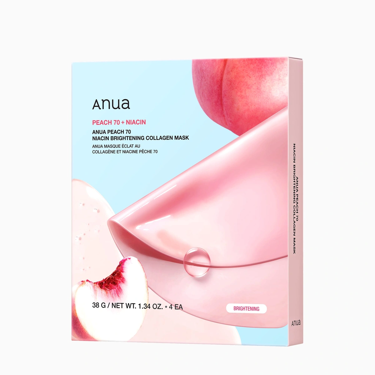 Peach 70 Niacin Brightening Collagen Mask by Anua