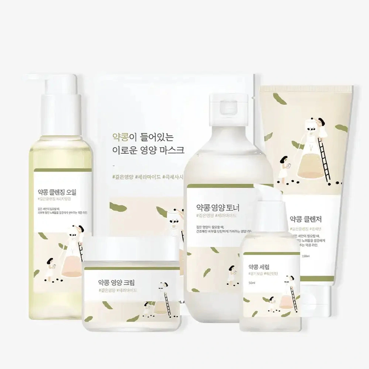 Nourishing Soybean Hydration Routine Bundle by Round Lab