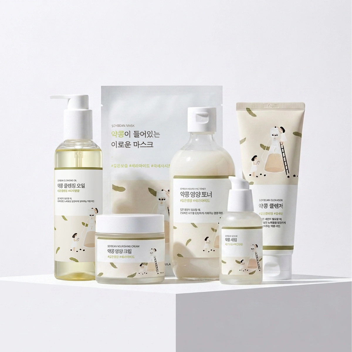 Nourishing Soybean Hydration Routine Bundle by Round Lab