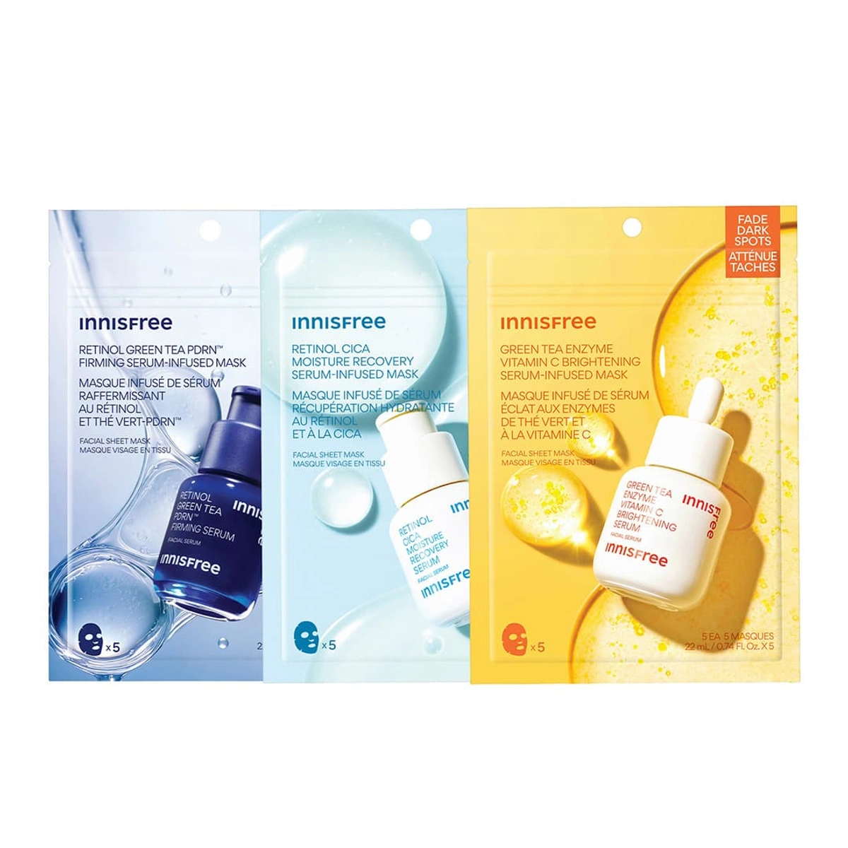 Serum Infused Sheet Mask 5 Pack by Innisfree