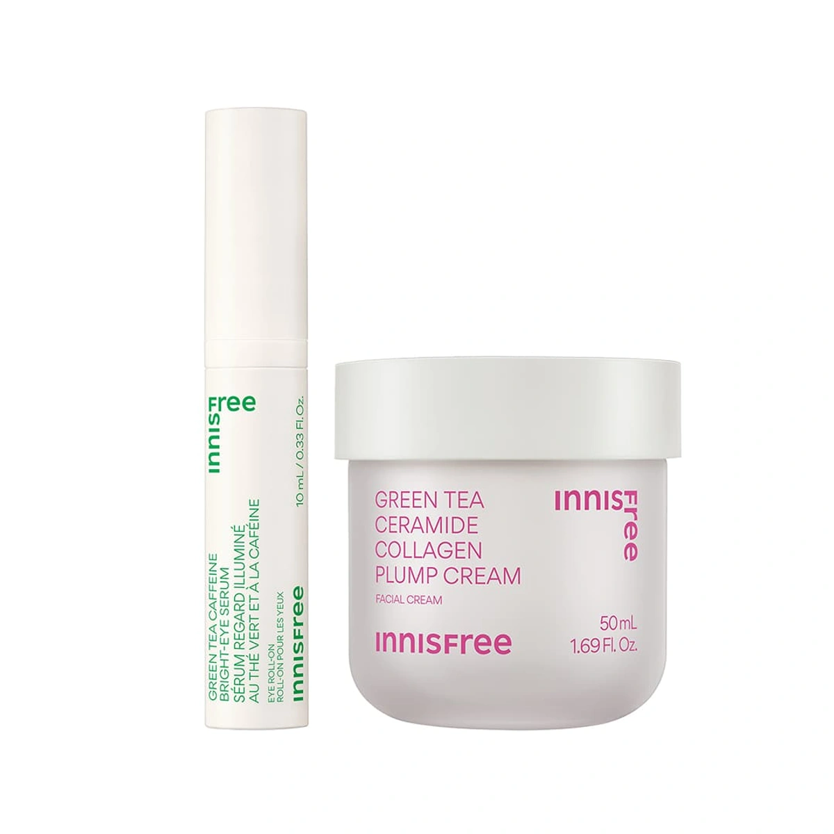 Green Tea Plump Depuff Duo by Innisfree