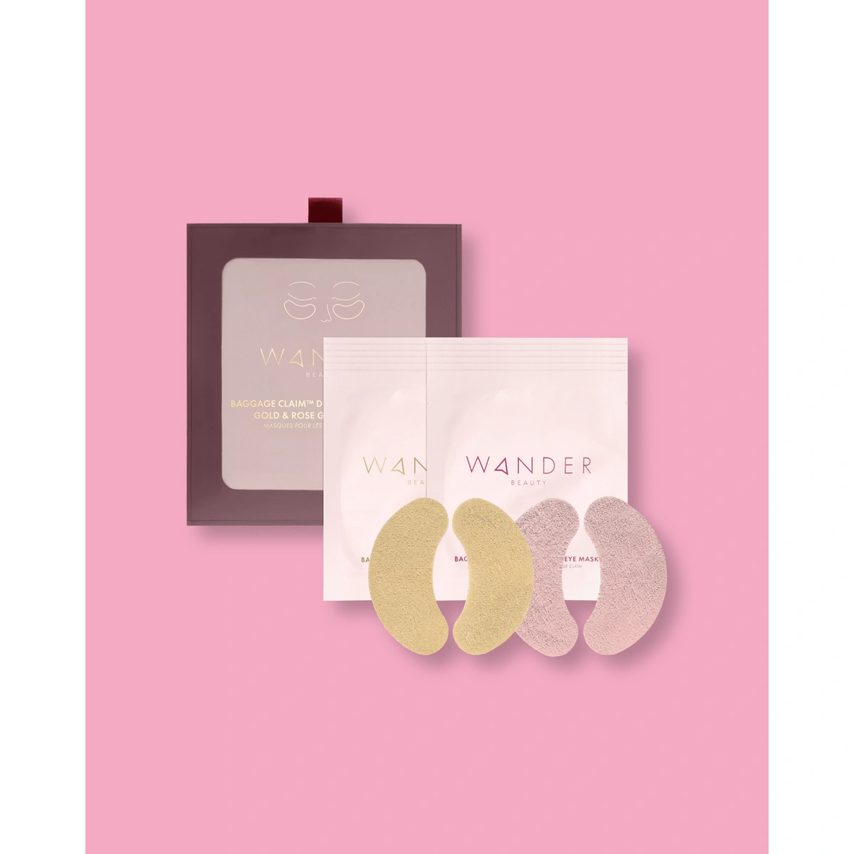 Baggage Claim Deluxe Eye Mask Set Limited Edition by WANDER BEAUTY