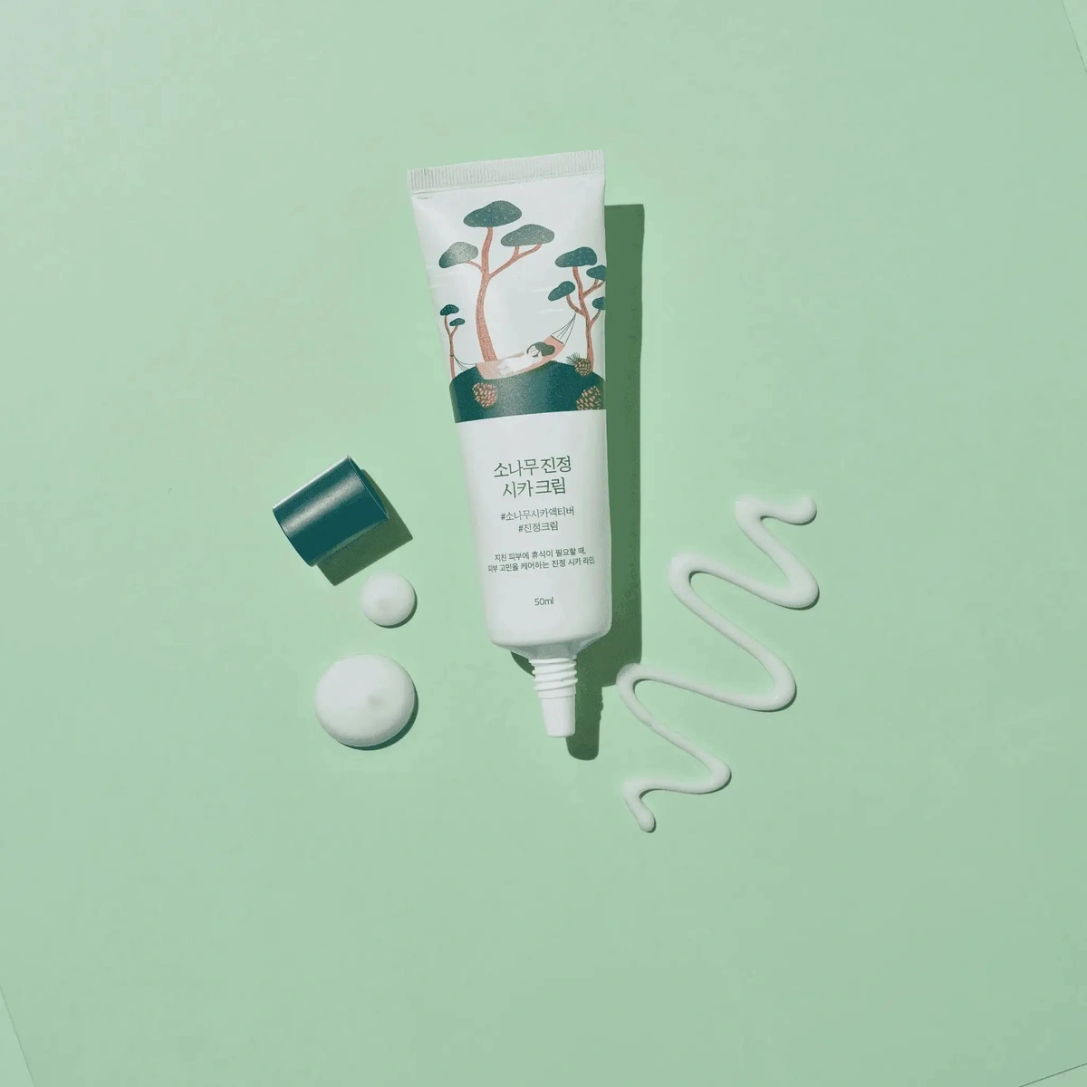 Pine Calming Cica Cream by Round Lab