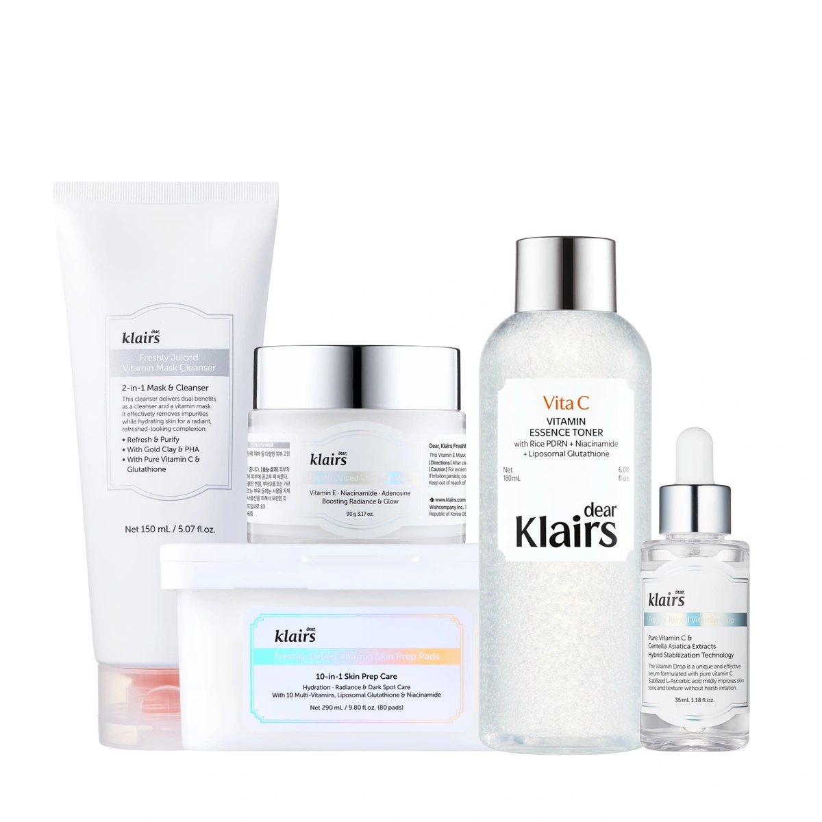 Even Tone Glass Glow Set by Klairs